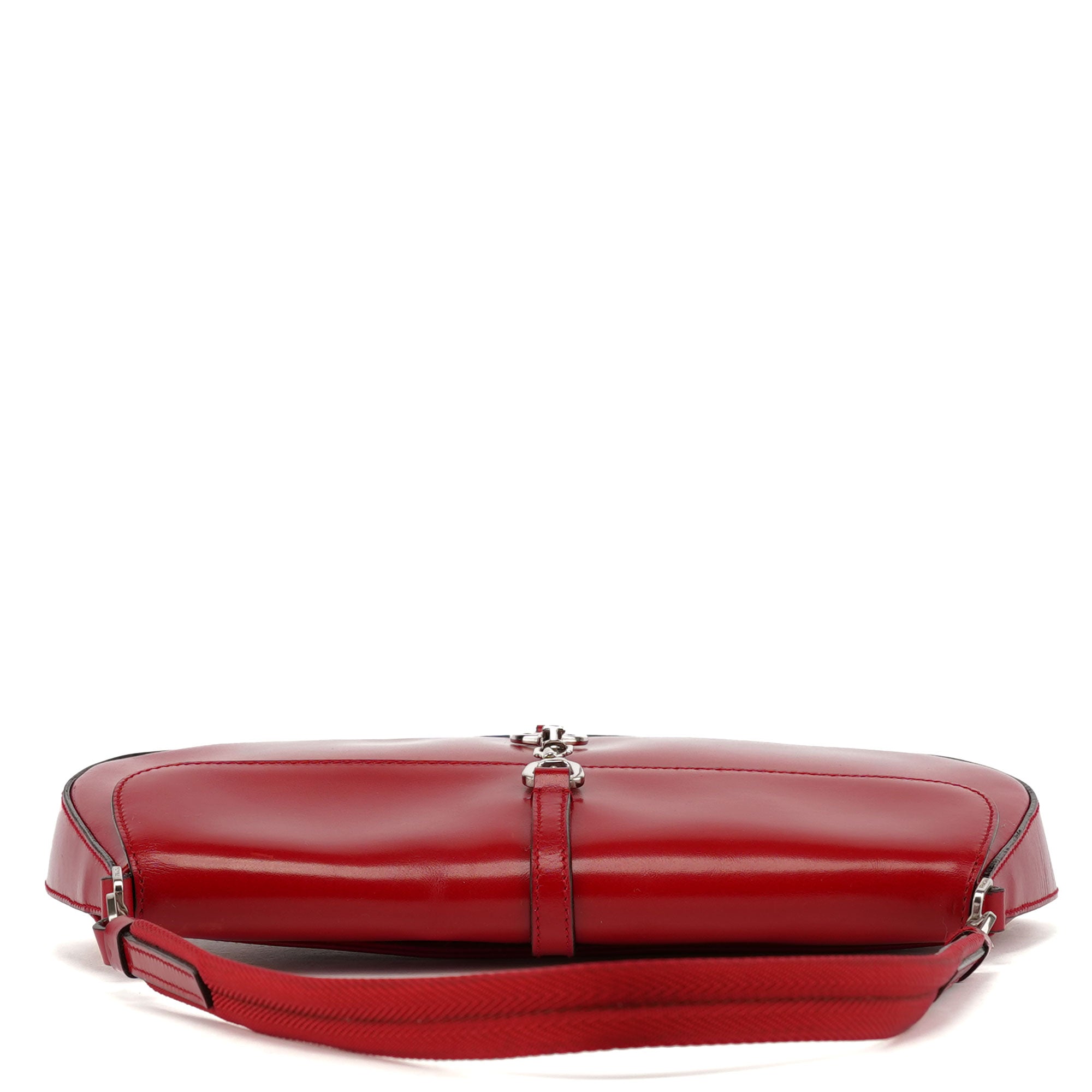 Prada Red Calfskin Cleo Shoulder Bag