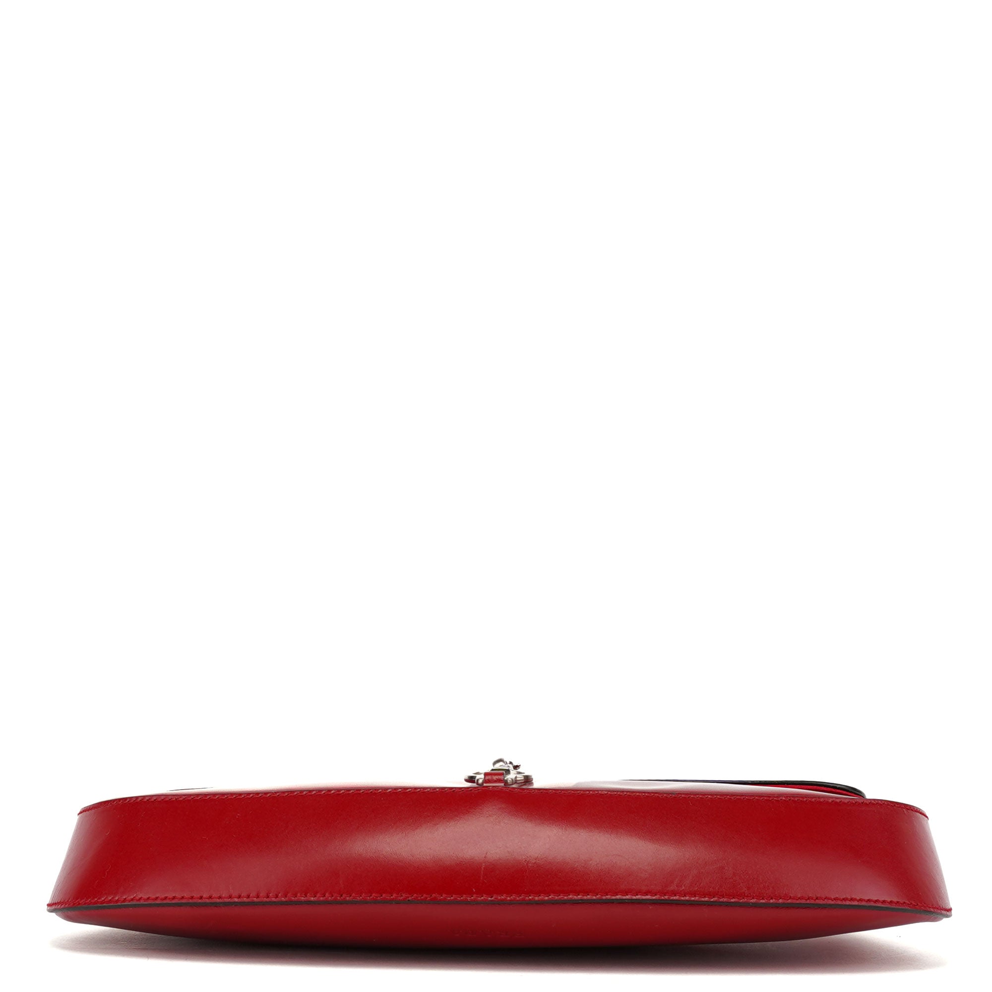 Prada Red Calfskin Cleo Shoulder Bag