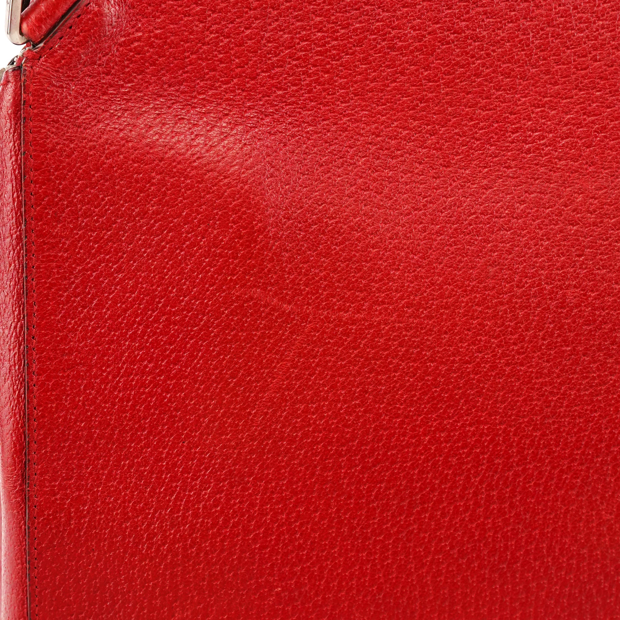 Prada Red Cinghiale Chic Shoulder Bag