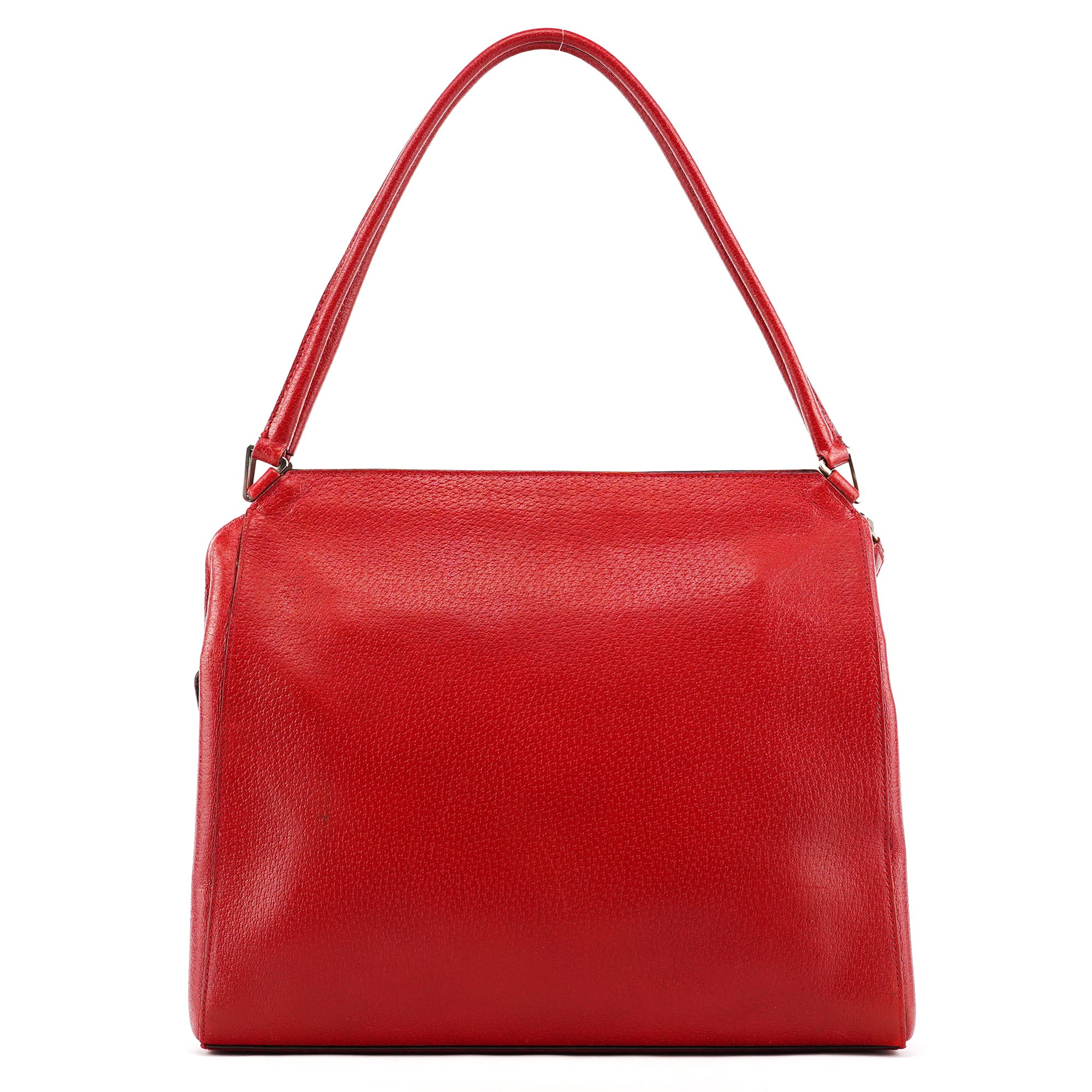 Prada Red Cinghiale Chic Shoulder Bag