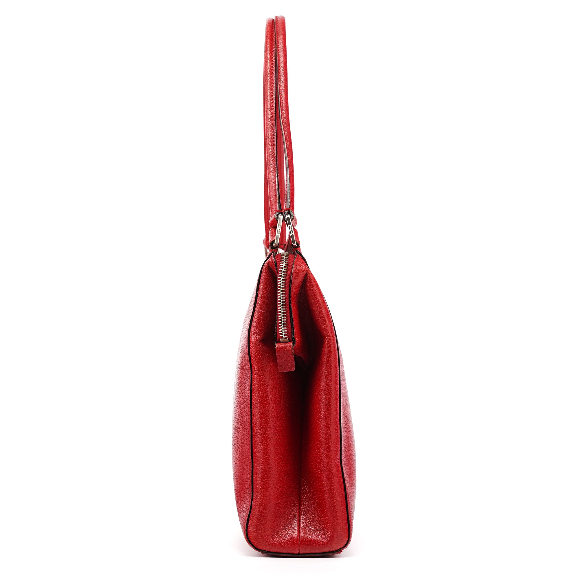 Prada Red Cinghiale Chic Shoulder Bag