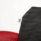 Prada Red Leather Bowling Tote Bag