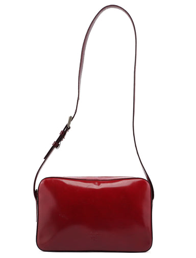 Prada Red Spazzolato Crossbody