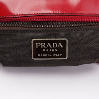 Prada Red Spazzolato Crossbody