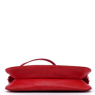 Prada Red Tessuto Clutch Bag