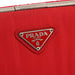 Prada Red Tessuto Clutch Bag