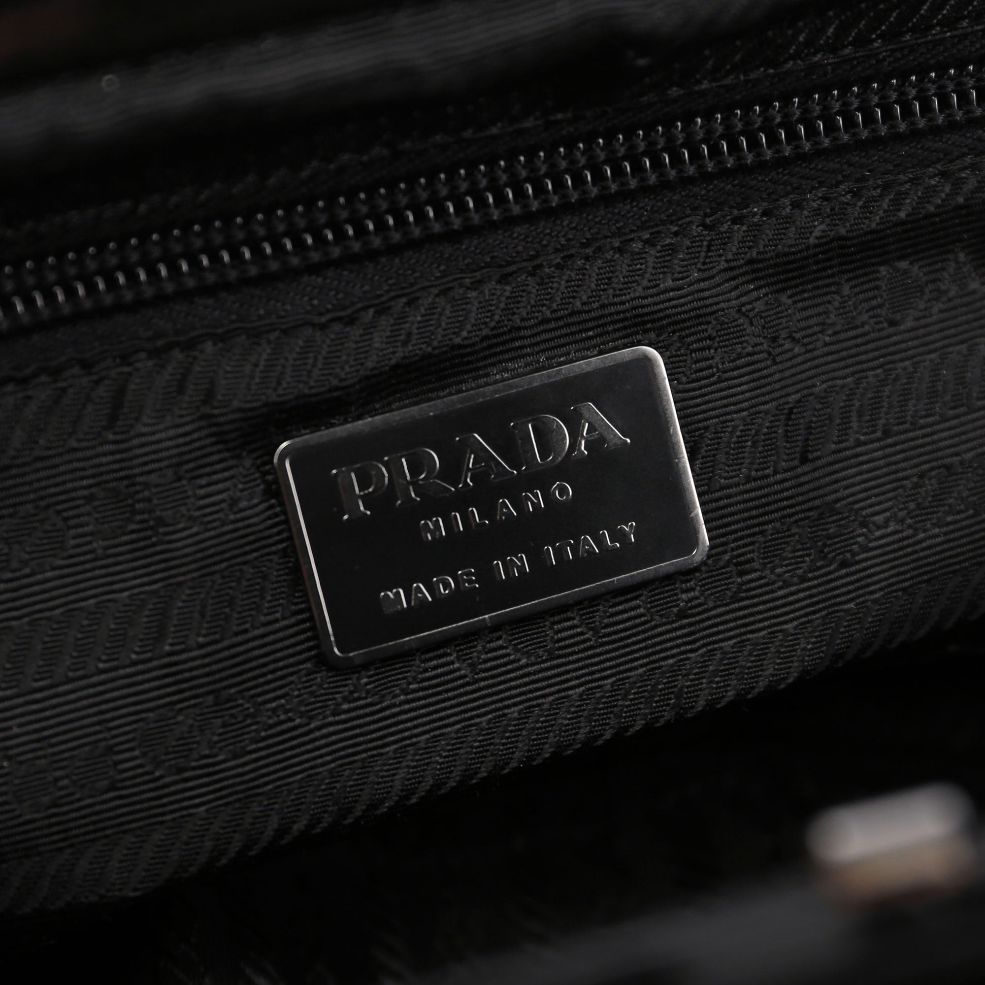 Prada Sac à poignée Spazzolato 2 portés