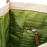 Prada Printemps 1999 Sac cabas Canapa en toile beige