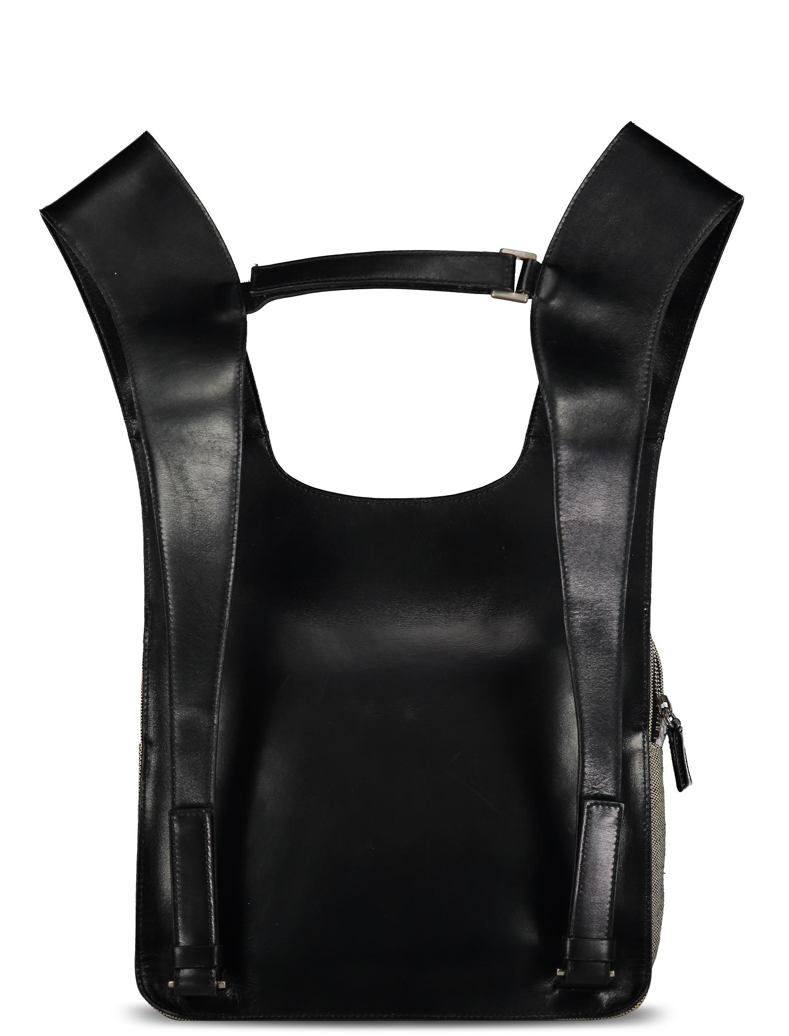 Prada Spring 1999 Black Canvas Chest Rig Backpack