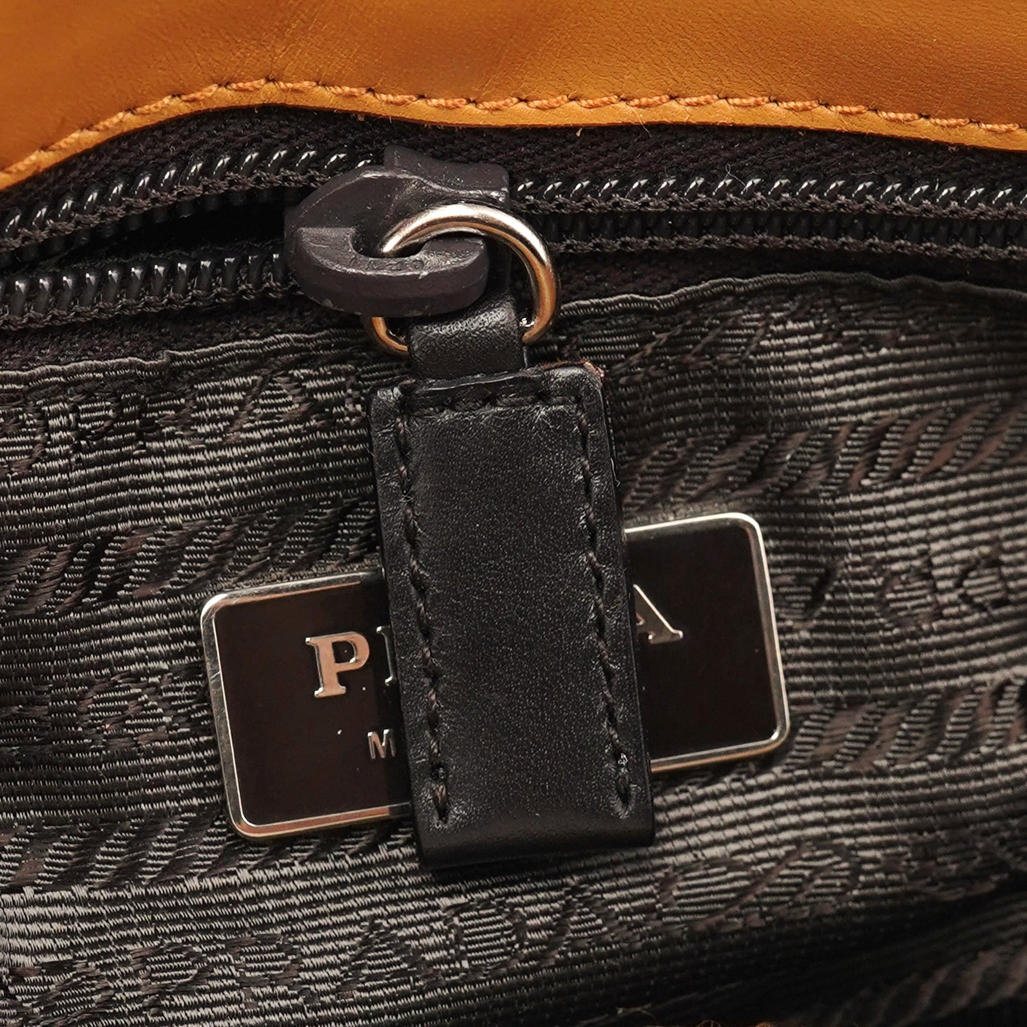 Prada Spring 2000 Beige Calfskin Hobo Shoulder Bag