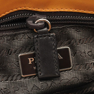 Prada Spring 2000 Beige Calfskin Hobo Shoulder Bag