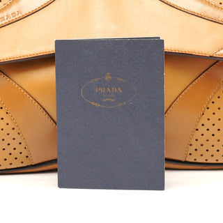 Prada Spring 2000 Beige Calfskin Hobo Shoulder Bag