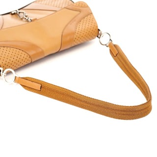 Prada Spring 2000 Beige Calfskin Hobo Shoulder Bag