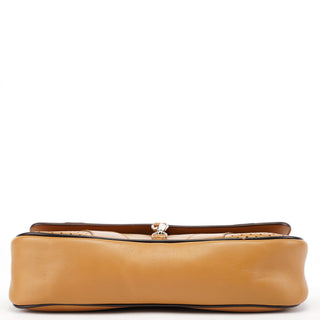 Prada Spring 2000 Beige Calfskin Hobo Shoulder Bag