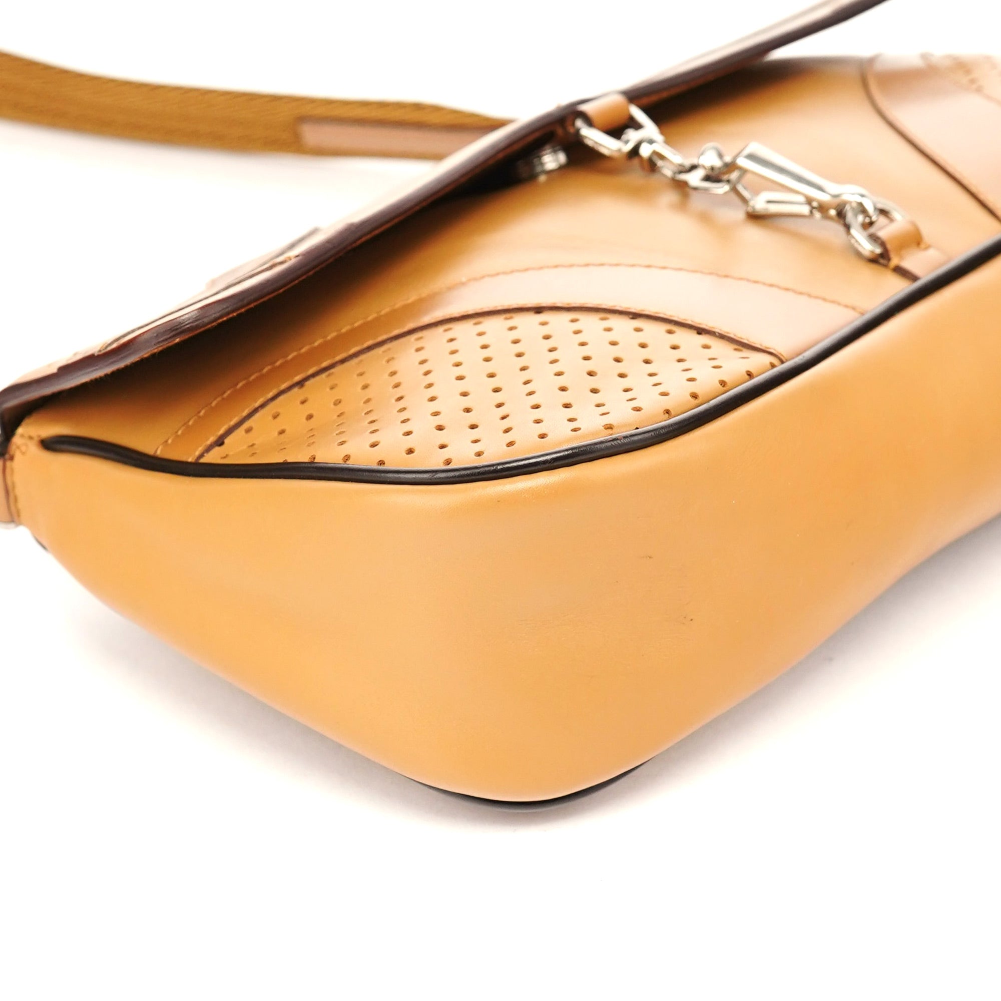Prada Spring 2000 Beige Calfskin Hobo Shoulder Bag