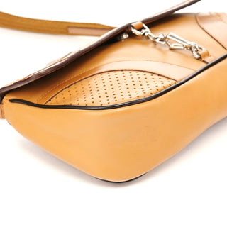 Prada Spring 2000 Beige Calfskin Hobo Shoulder Bag