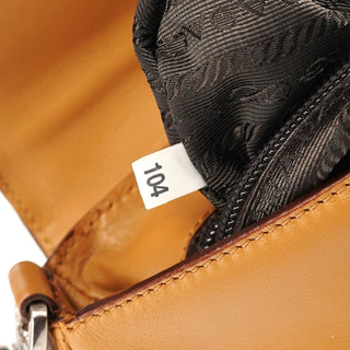 Prada Spring 2000 Beige Calfskin Hobo Shoulder Bag