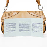 Prada Spring 2000 Beige Calfskin Hobo Shoulder Bag