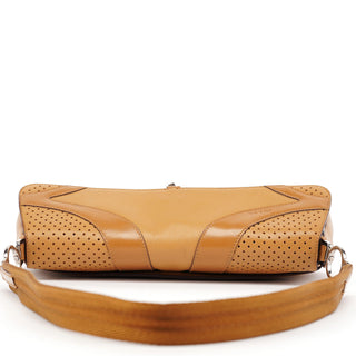 Prada Spring 2000 Beige Calfskin Hobo Shoulder Bag