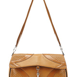 Prada Spring 2000 Beige Calfskin Hobo Shoulder Bag