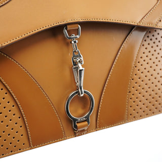 Prada Spring 2000 Beige Calfskin Top Handle Bag