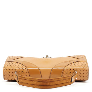 Prada Spring 2000 Beige Calfskin Top Handle Bag