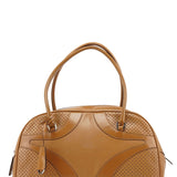 Prada Printemps 2000 Sac bowling en cuir beige