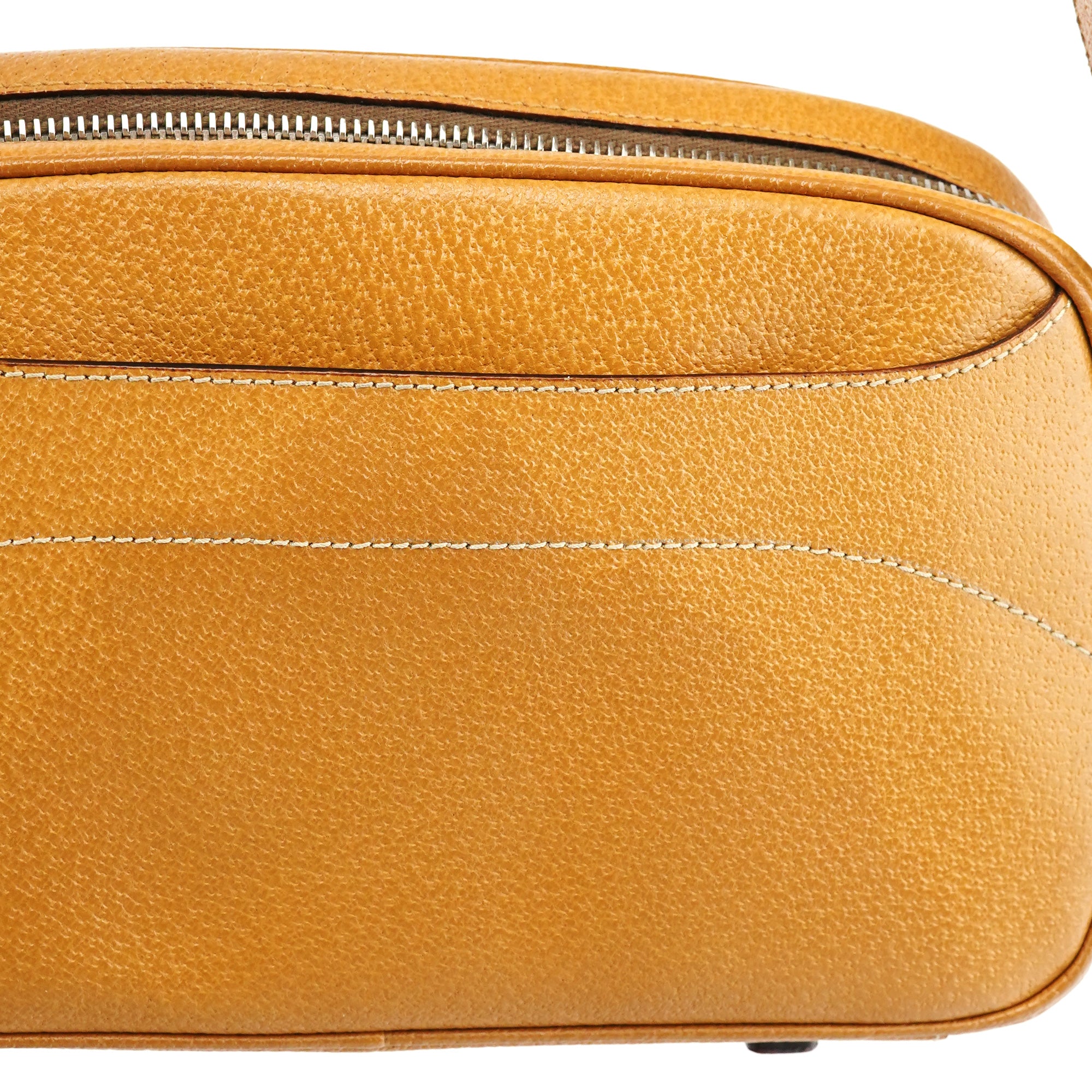Prada Spring 2000 Beige Leather Shoulder Bag