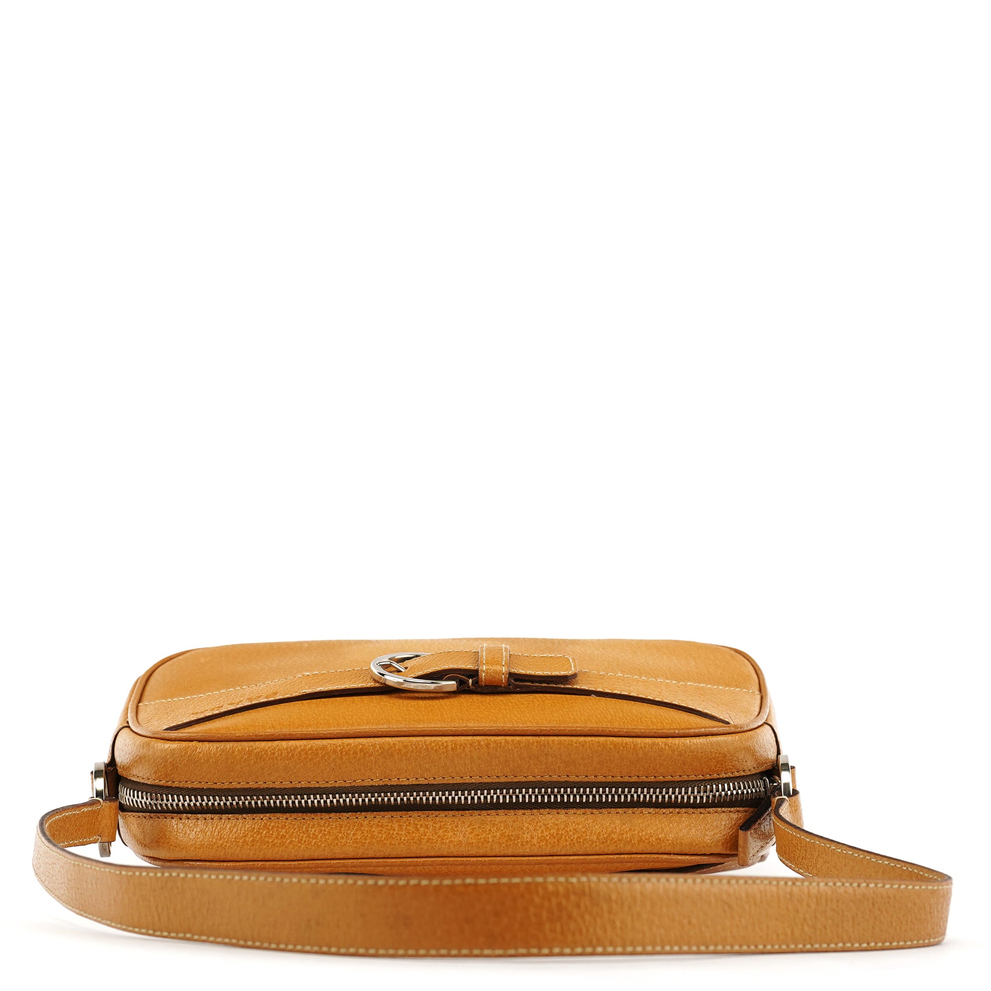 Prada Spring 2000 Beige Leather Shoulder Bag