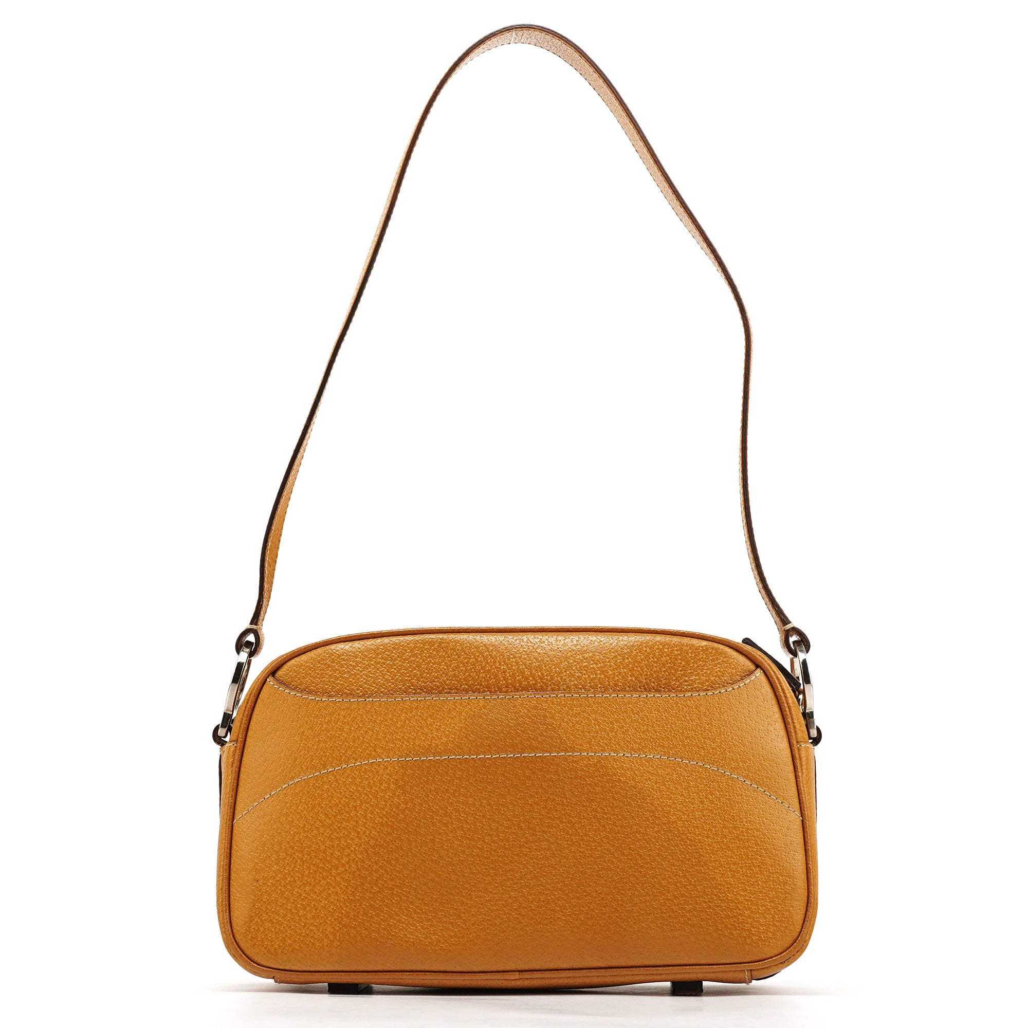 Prada Spring 2000 Beige Leather Shoulder Bag