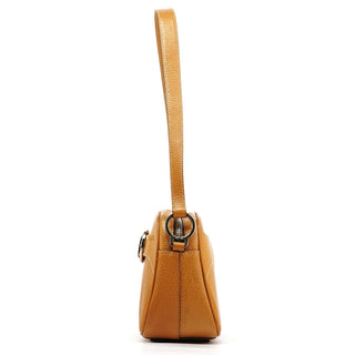 Prada Spring 2000 Beige Leather Shoulder Bag