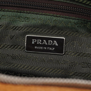 Prada Spring 2000 Brown Calfskin Hobo Bag