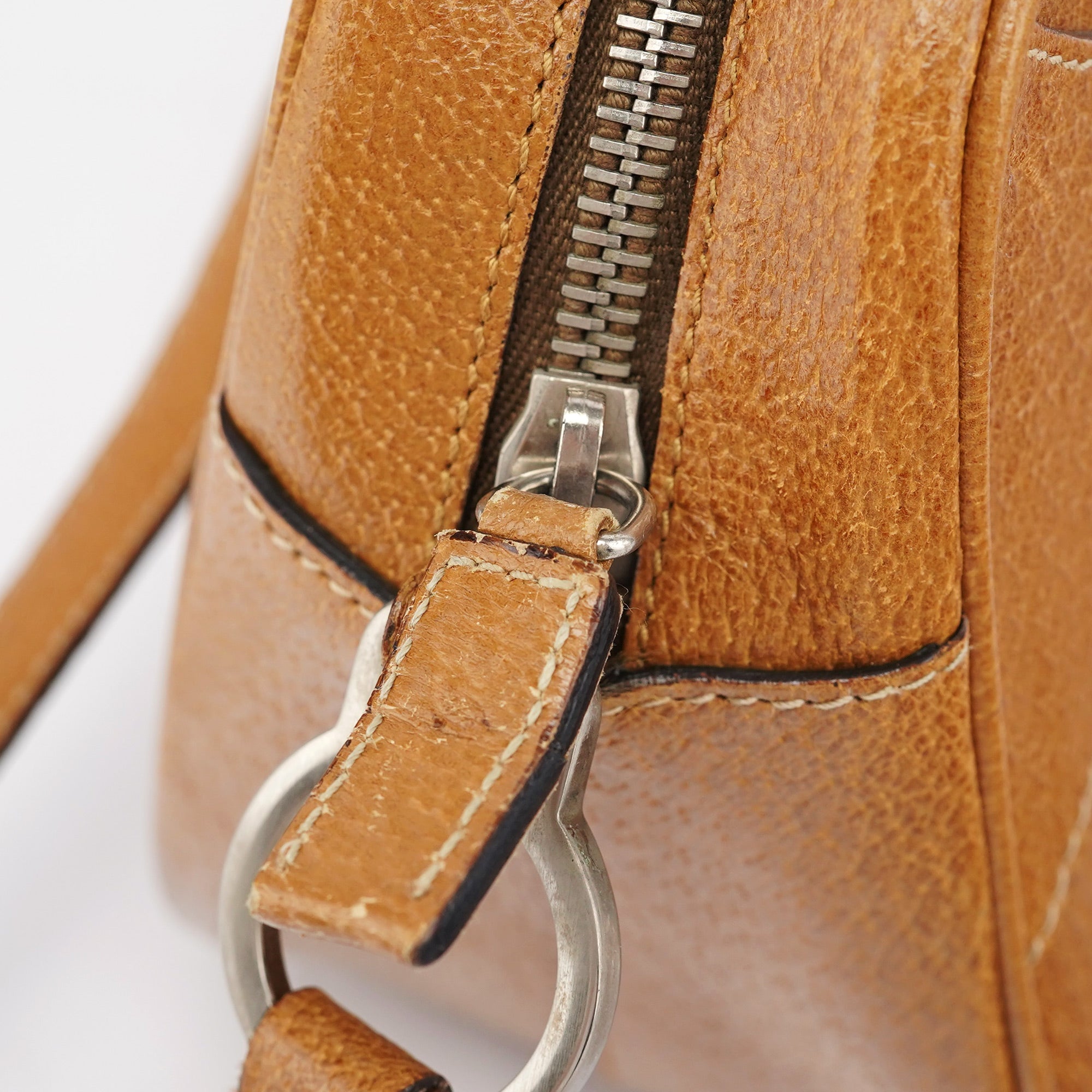 Prada Spring 2000 Brown Calfskin Hobo Bag