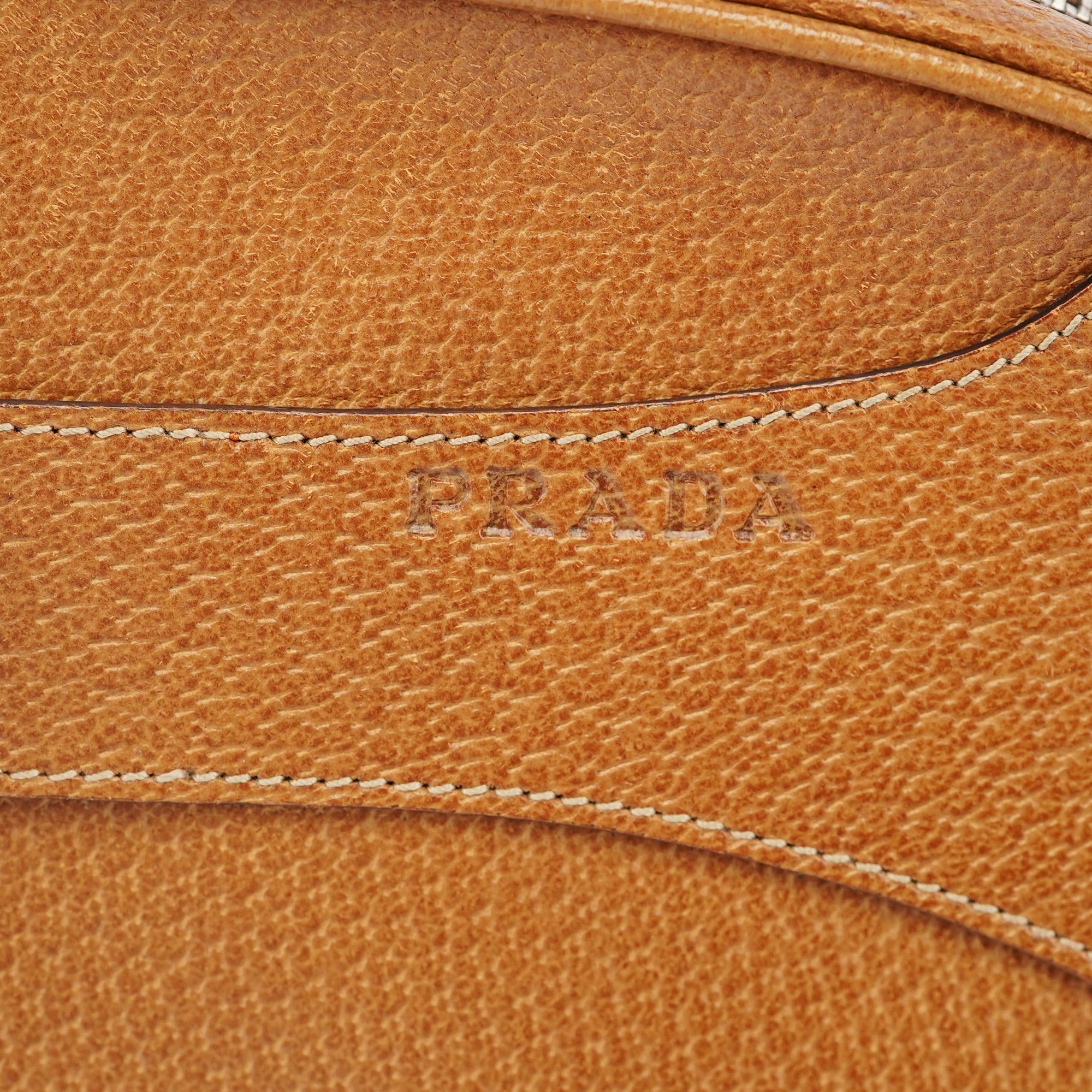 Prada Spring 2000 Brown Calfskin Hobo Bag