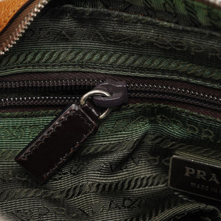 Prada Spring 2000 Brown Calfskin Hobo Bag
