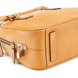 Prada Printemps 2000 Sac bowling en cuir marron clair