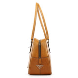 Prada Printemps 2000 Sac bowling en cuir marron clair