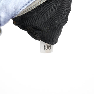 Prada Spring 2000 Metallic Blue Quilted Mini Bag