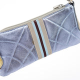 Prada Spring 2000 Metallic Blue Quilted Mini Bag