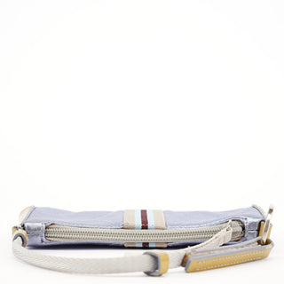 Prada Spring 2000 Metallic Blue Quilted Mini Bag