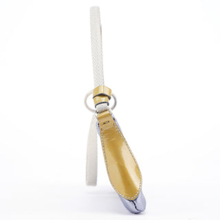 Prada Spring 2000 Metallic Blue Quilted Mini Bag