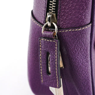 Prada Spring 2000 Purple Leather Bowling Bag