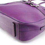 Prada Spring 2000 Purple Leather Bowling Bag