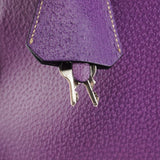 Prada Spring 2000 Purple Leather Bowling Bag