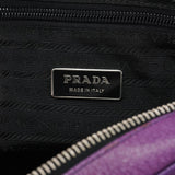 Prada Spring 2000 Purple Leather Bowling Bag