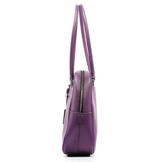 Prada Spring 2000 Purple Leather Bowling Bag