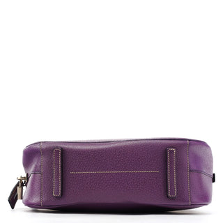 Prada Spring 2000 Purple Leather Bowling Bag