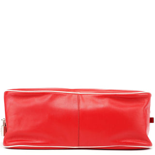 Prada Spring 2000 Red Calfskin Bowling Bag