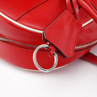 Prada Spring 2000 Red Calfskin Bowling Bag
