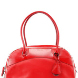 Prada Spring 2000 Red Calfskin Bowling Bag